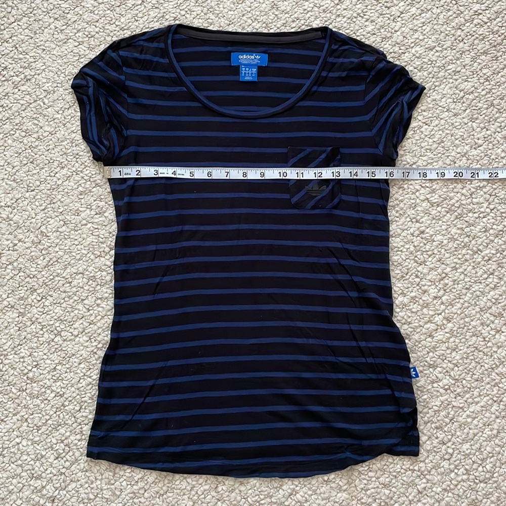 Adidas striped shirt top - Picture 5 of 6